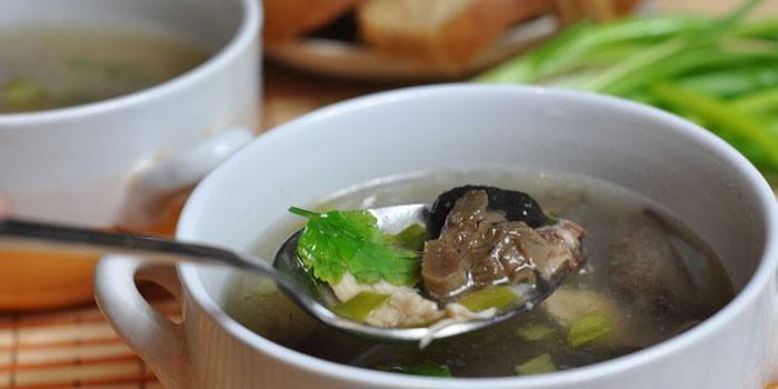 ซุปเห็ดต็อกไก่