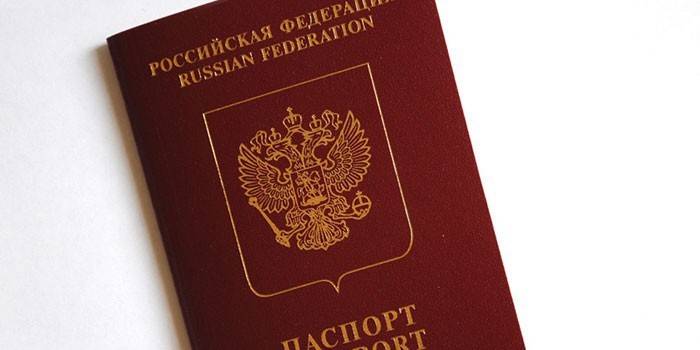 Passaporto di un cittadino della Russia