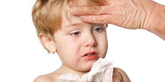 L'enfant est malade