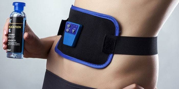 Tyttö laihtumiseen vyö Ab Gymnic