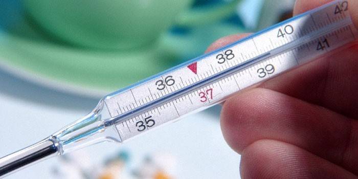 Bir termometre üzerinde yüksek sıcaklık