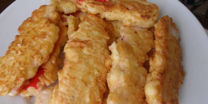 Apéritif au fromage et au crabe