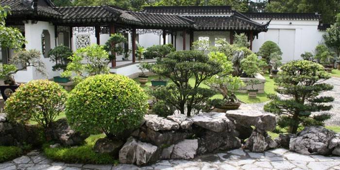 Park im japanischen Stil