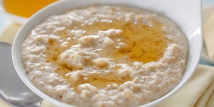 Avena con miel