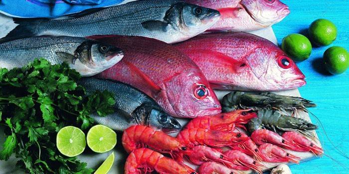 Poisson et fruits de mer