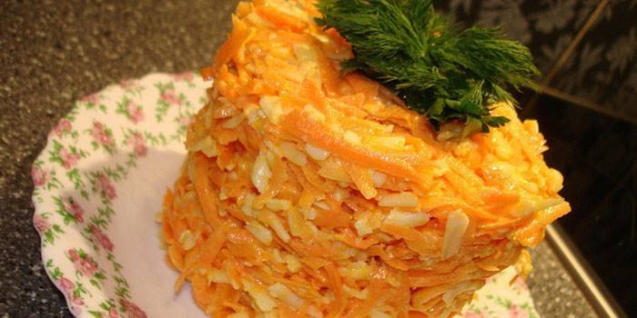 Juusto- ja porkkana-salaatti