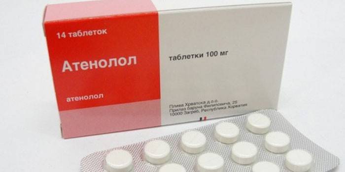 Atenolol Tabletten in einer Packung