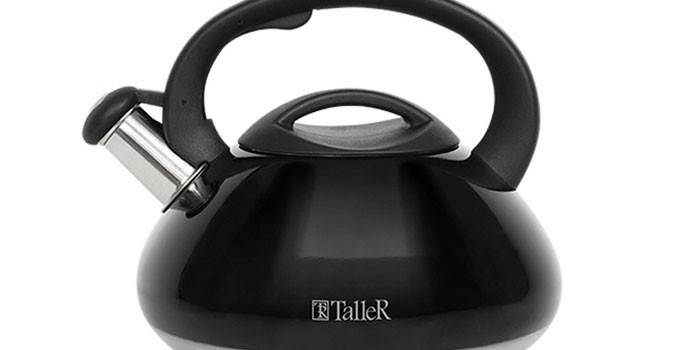 Ấm trà kim loại có còi từ thương hiệu Taller model TR-1381