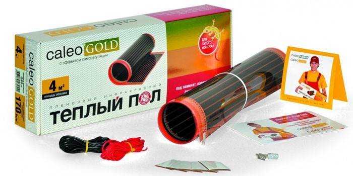 Sàn cách nhiệt bằng màng hồng ngoại Vàng 230-0,5-1,5