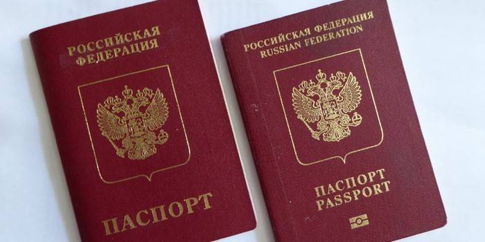 Pass til en statsborger i Russland
