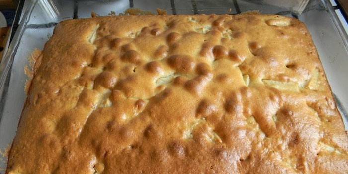 Torta de massa de creme de leite