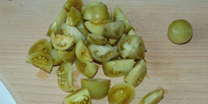 Tranches avant salage