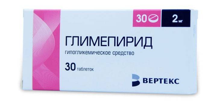 Glimepirid tablety