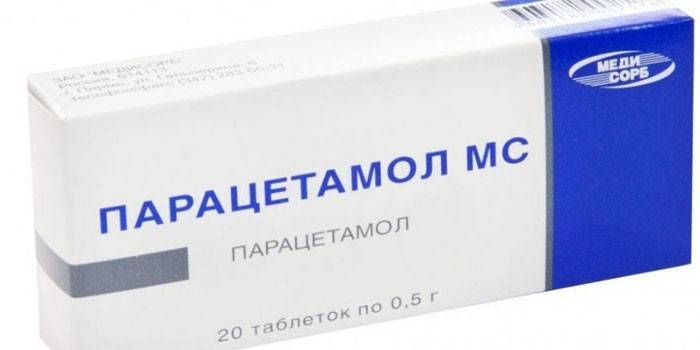 Paket başına Parasetamol tabletleri