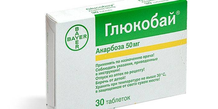 บรรจุภัณฑ์ Acarbose Glucobay