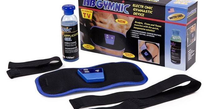 Ab Gymnic Belt Kit -sisältö