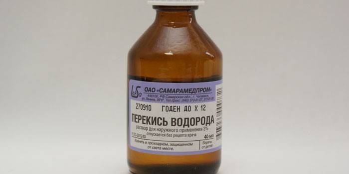 Hydrogen peroxide trong chai