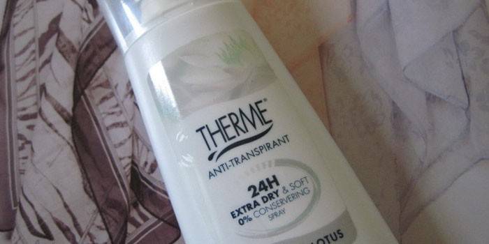 وايت لوتس NEW مضاد للعرق بخاخ من Therme Brand