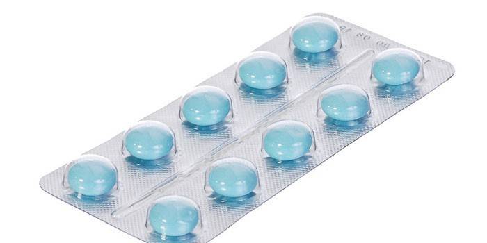 Glutaminsav tabletta buborékcsomagolásban