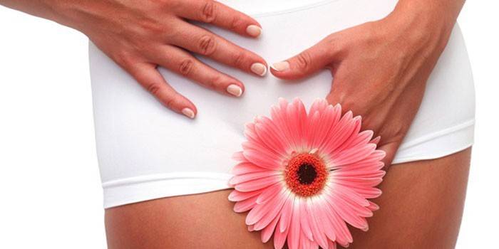 Ragazza con un fiore