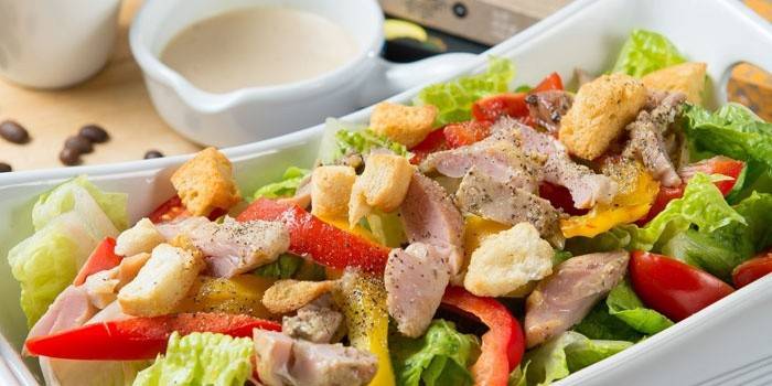 Biến thể salad Caesar