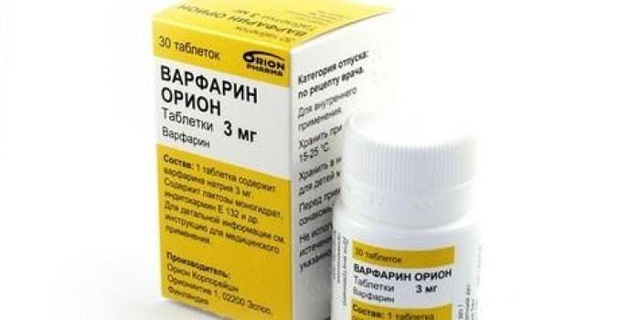 Medicamentul Warfarină