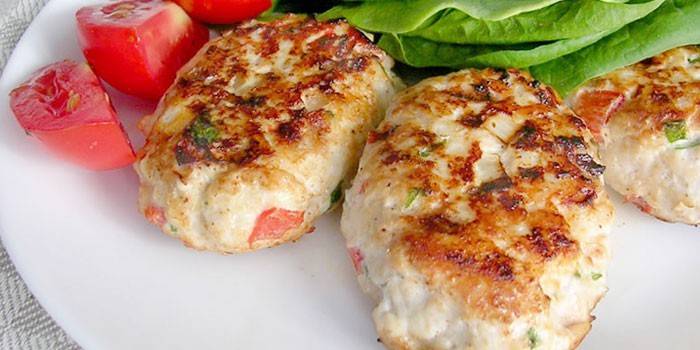 Taieturi de pui cu legume