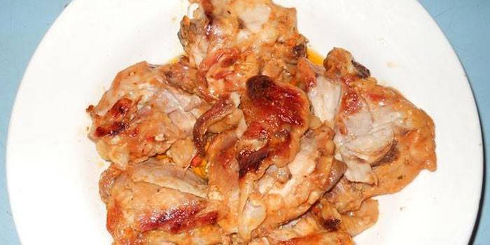 Cuixes de pollastre preparades a la màniga