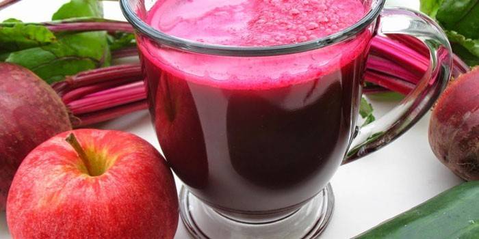 Succo di barbabietola e carota