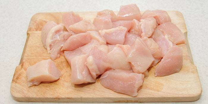 Filetto di pollo tritato