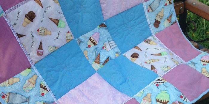 Patchwork bebek battaniyesi