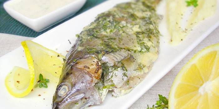 Pescado al horno