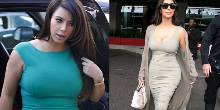 Kardashian ผอมและเต็ม
