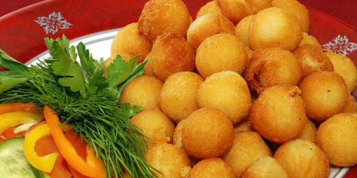 Khoai tây chiên nhồi nấm
