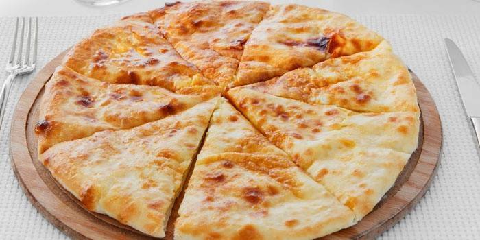 Pastel de queso listo