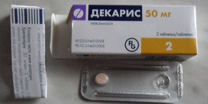 Pinworm Decaris tabletės