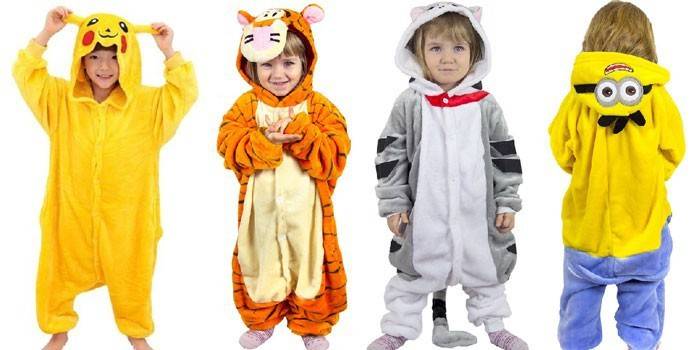 Copii în kigurumi