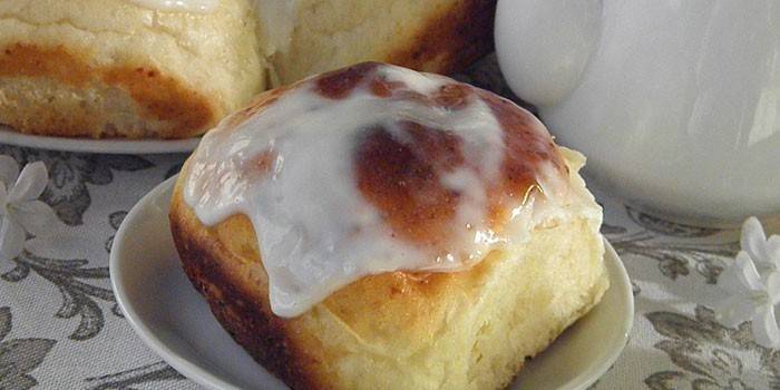 Pasteles de crema agria
