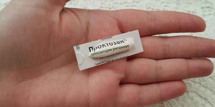 Rektális gyertya Proctosan