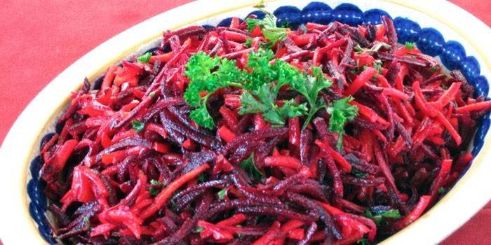 Antipasto di barbabietola con carote