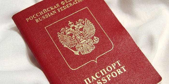 Passaporto di un cittadino della Russia