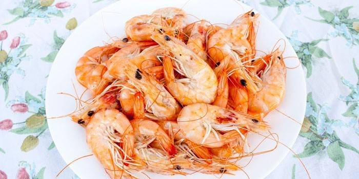 Crevettes bouillies