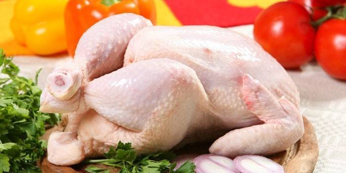 Carcasse de poulet
