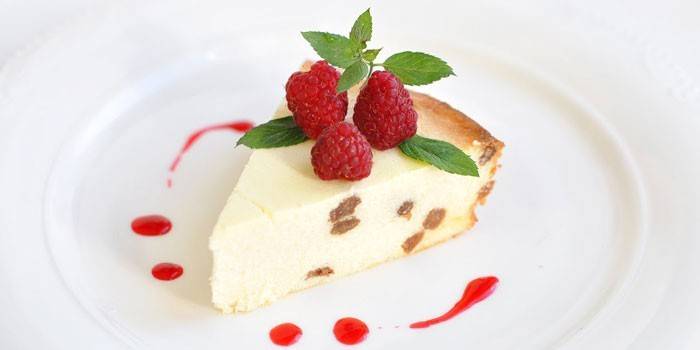 Cheesecake de passas