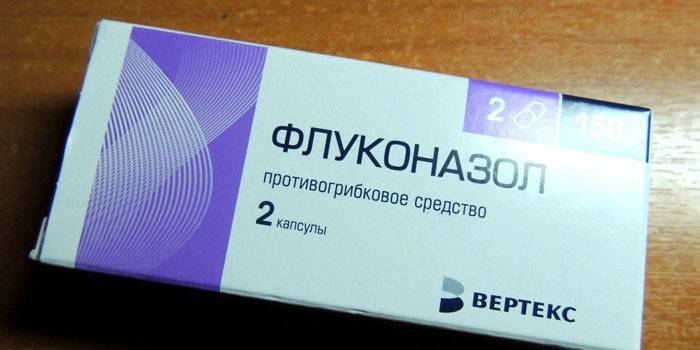 Capsule di fluconazolo per confezione