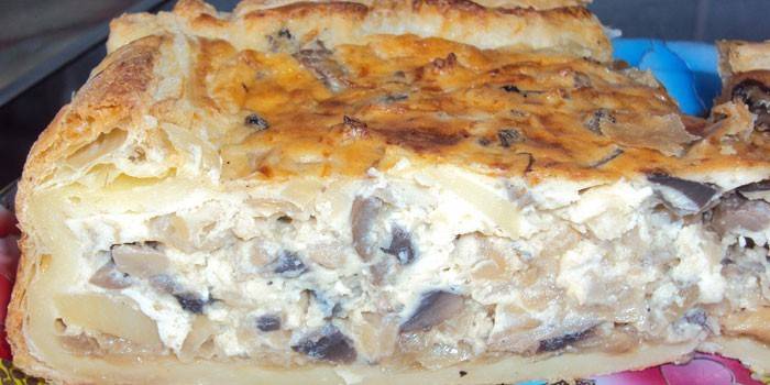 Gelierte Pilztorte