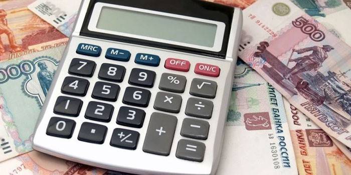 Dinero y calculadora