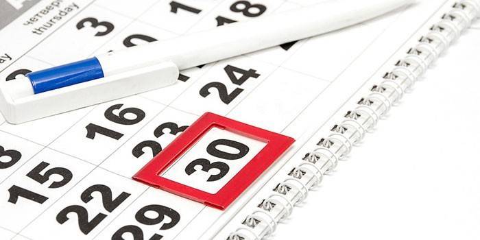 Calendar și stilou