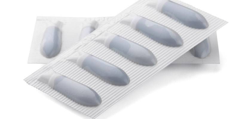 Bougies dans l'emballage
