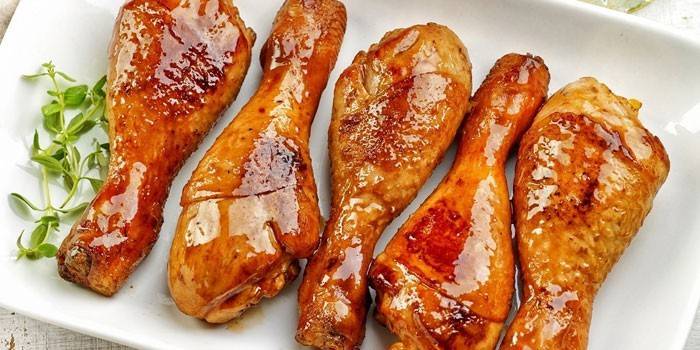 Soya Soslu Fırında Tavuk Budu